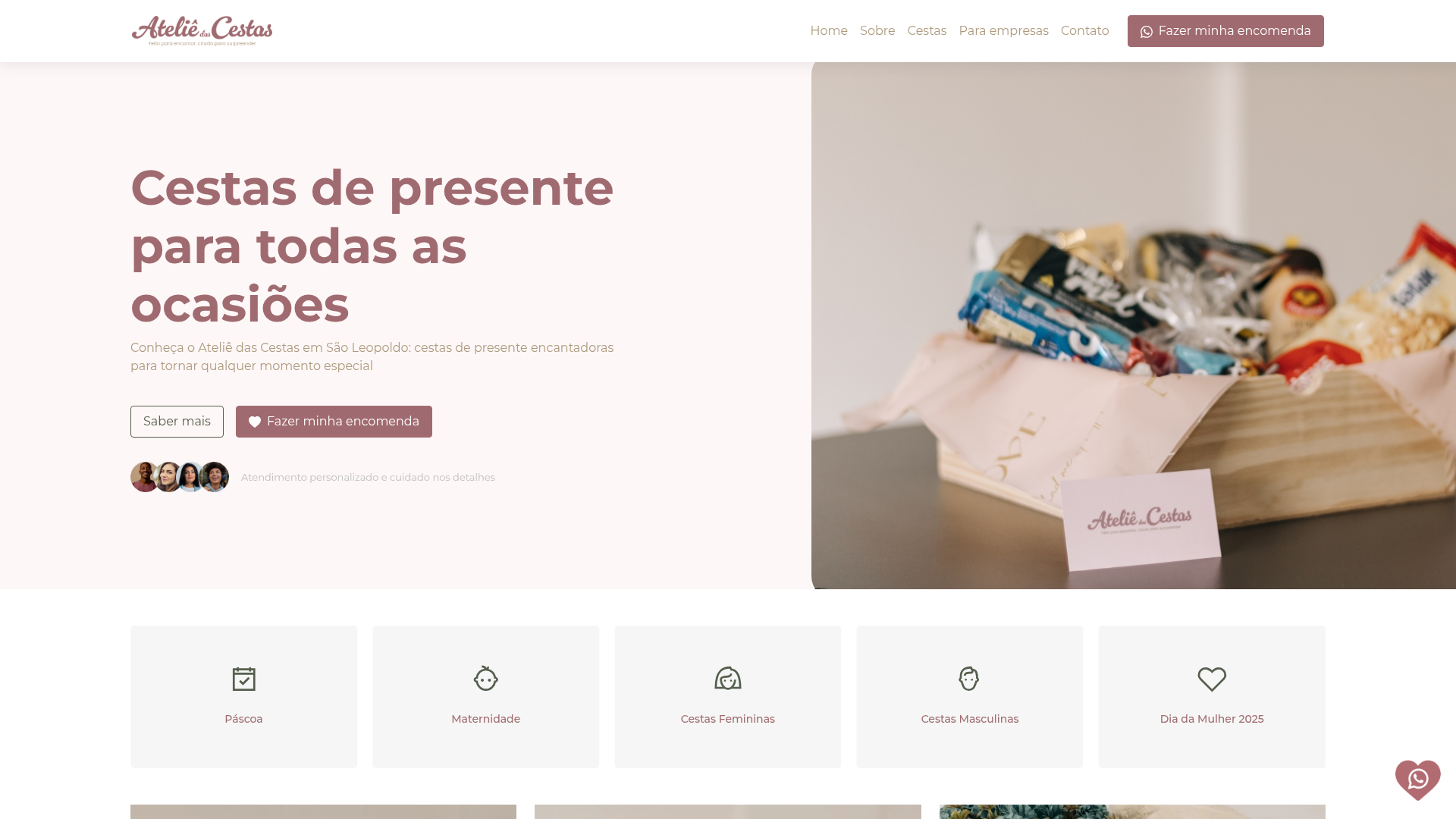 Preview do projeto Ateliê das Cestas